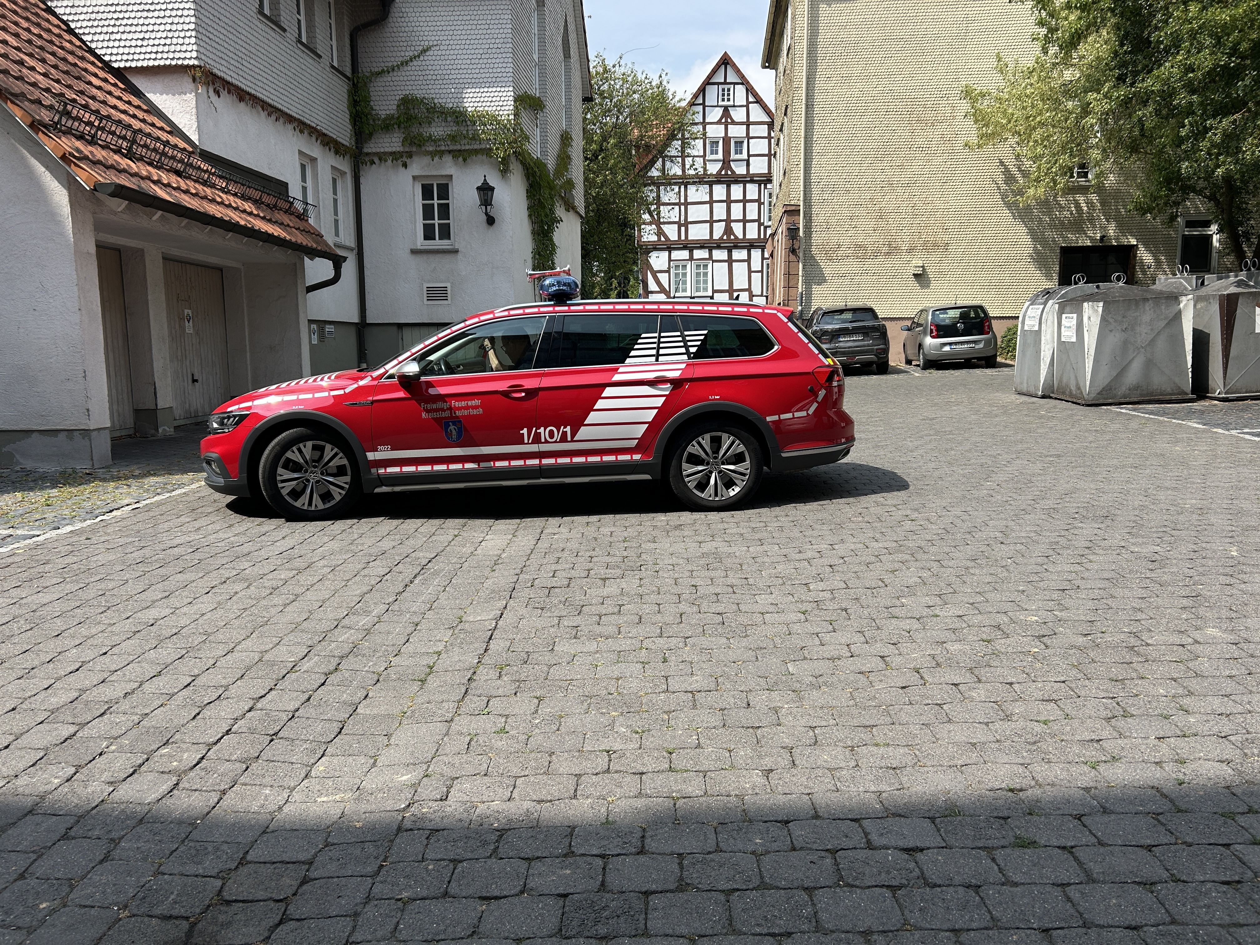 Großbrand in der Lauterbacher Altstadt: Mehrere Fachwerkhäuser zerstört